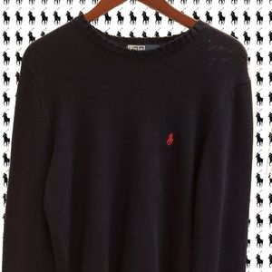 Navy Blue Polo by ralph lauren sweater